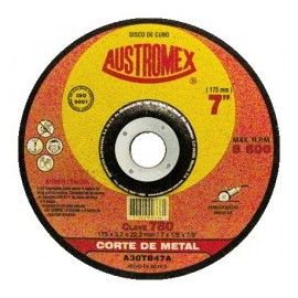 DISCO METAL C/CAZ. 7"X1/8"X7/8" C-595...