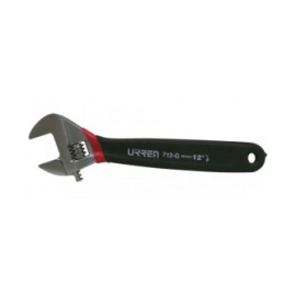 LLAVE AJUSTABLE 10" RUBER GRIP 710G URREA